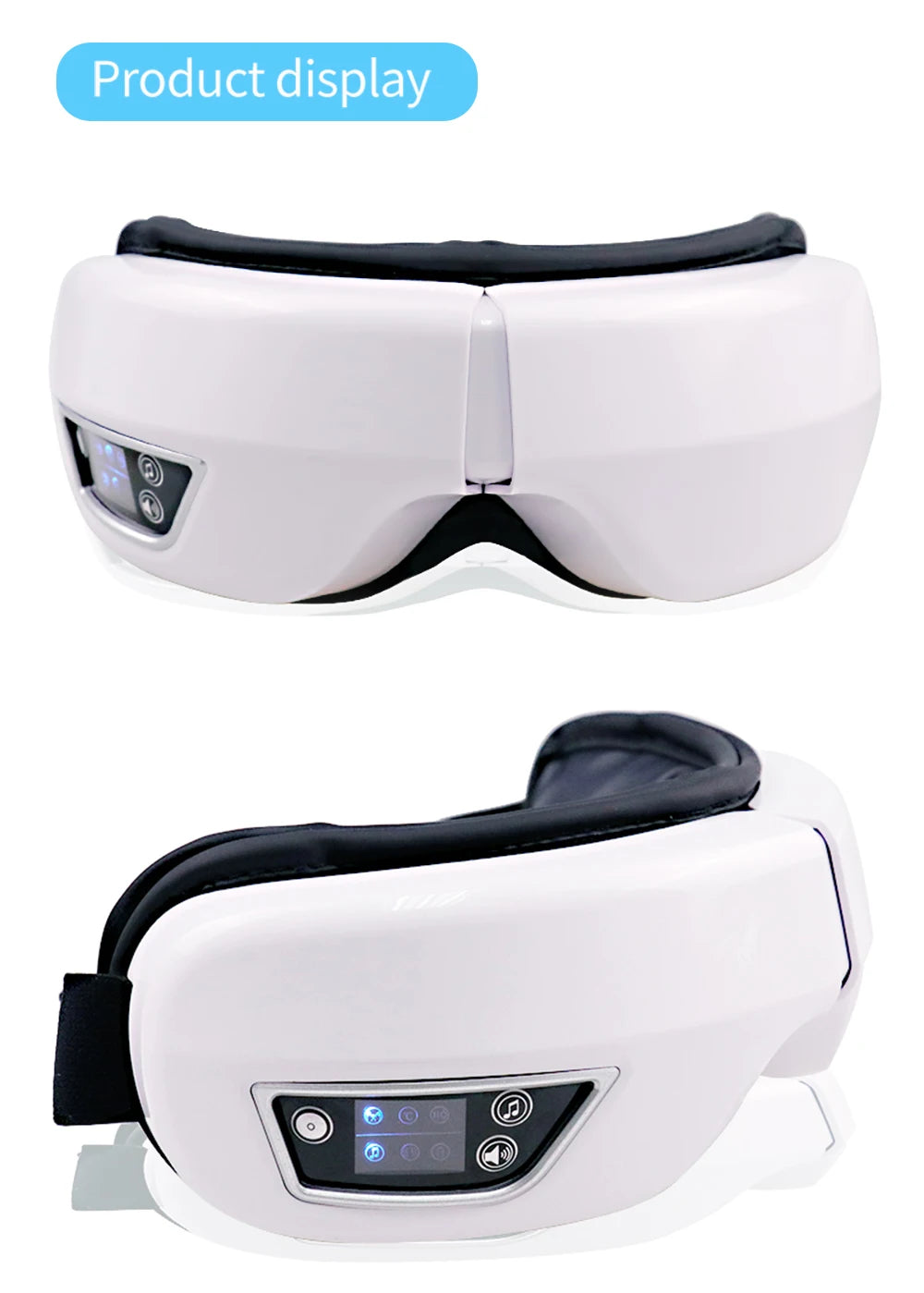 Smart Eye Massager with Heat & Music