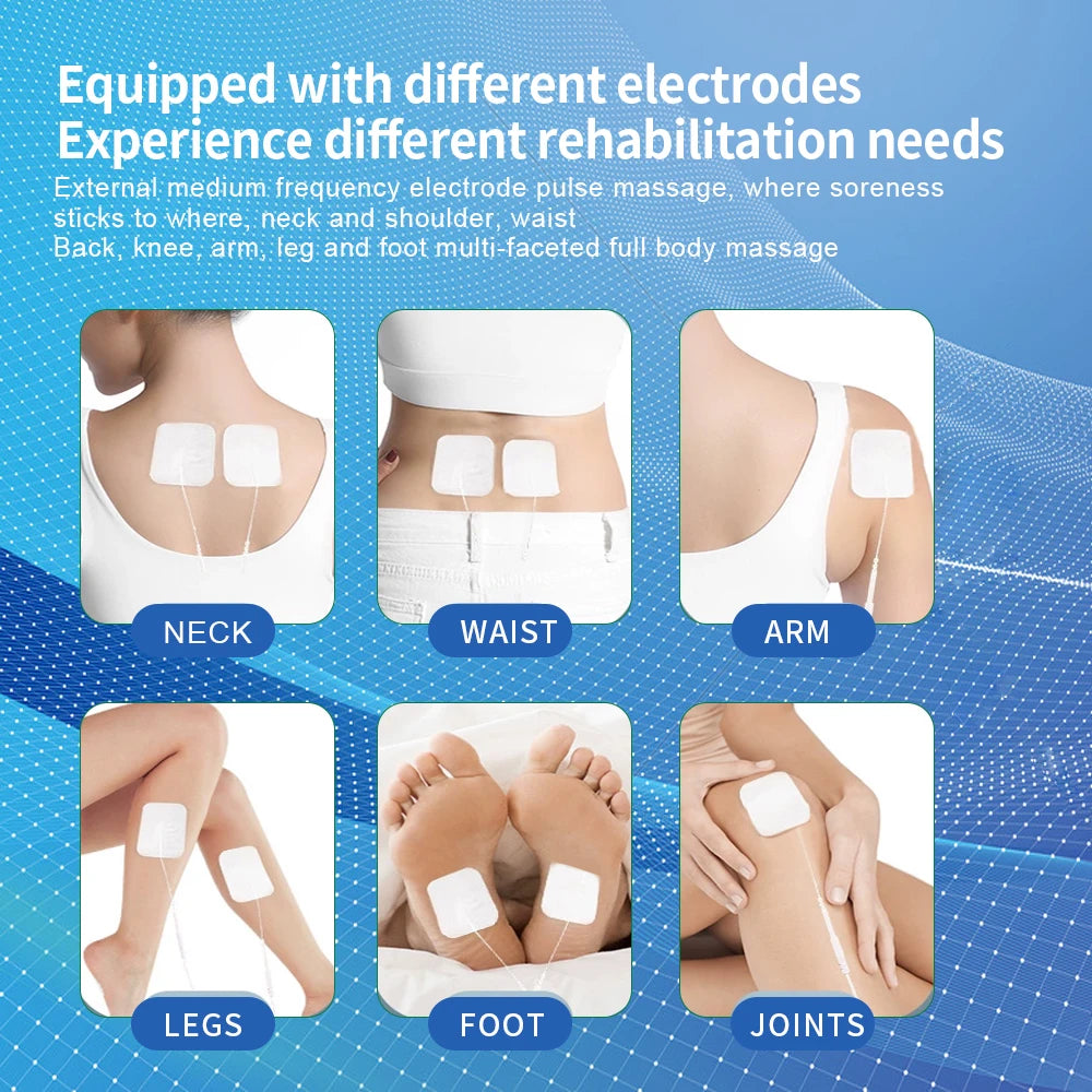 TENS & EMS Pulse Massager – 12 Modes for Pain Relief & Muscle Recovery