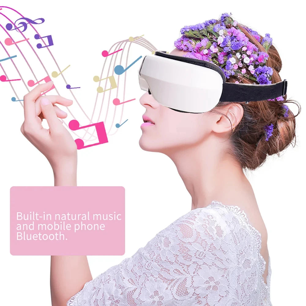 Smart Eye Massager with Heat & Music