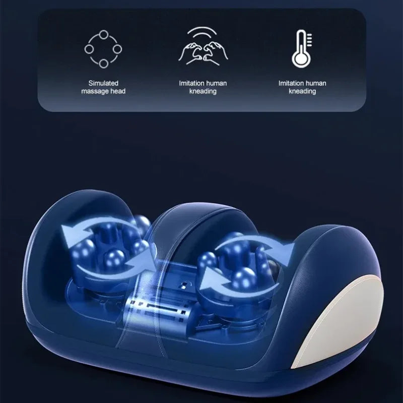 Shiatsu Foot & Calf Massager – Deep Kneading + Heat Therapy
