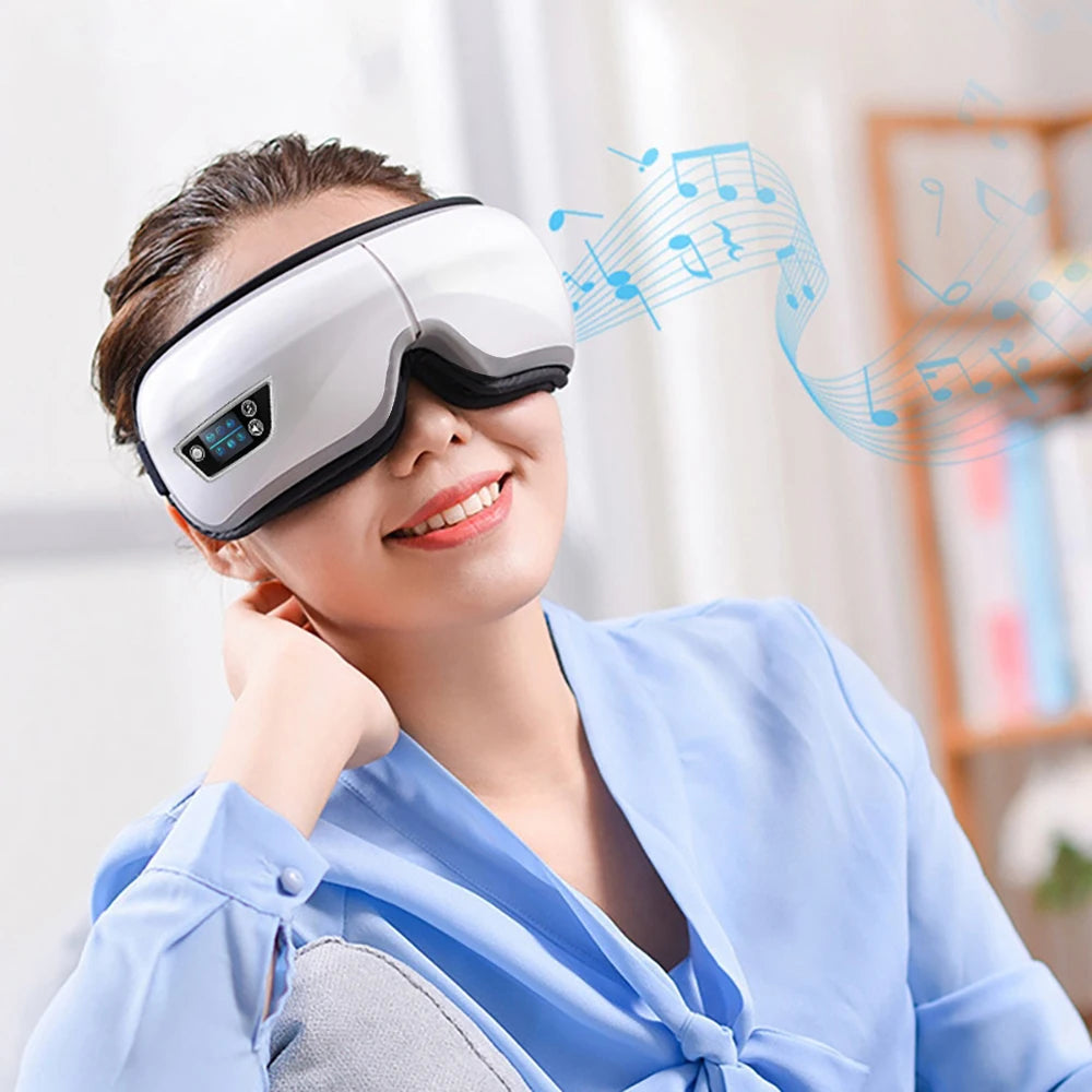 Smart Eye Massager with Heat & Music