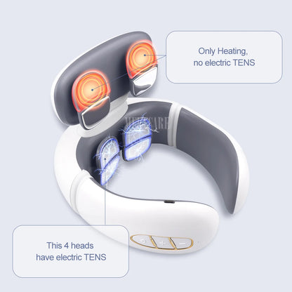 PulseRelief™ Smart Neck Massager – Deep Heat & EMS