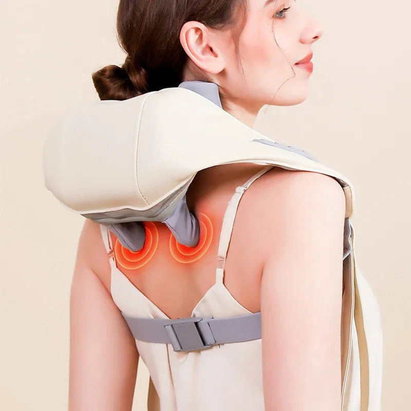 Shiatsu Neck & Shoulder Massager – Heated, Deep Kneading