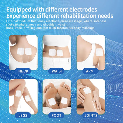 TENS & EMS Pulse Massager – 12 Modes for Pain Relief & Muscle Recovery