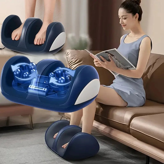 Shiatsu Foot & Calf Massager – Deep Kneading + Heat Therapy