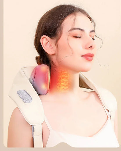 Shiatsu Neck & Shoulder Massager – Heated, Deep Kneading