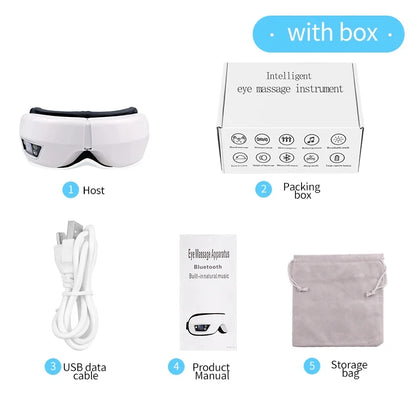 Smart Eye Massager with Heat & Music