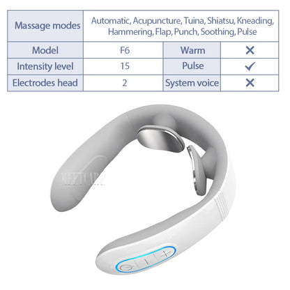 PulseRelief™ Smart Neck Massager – Deep Heat & EMS