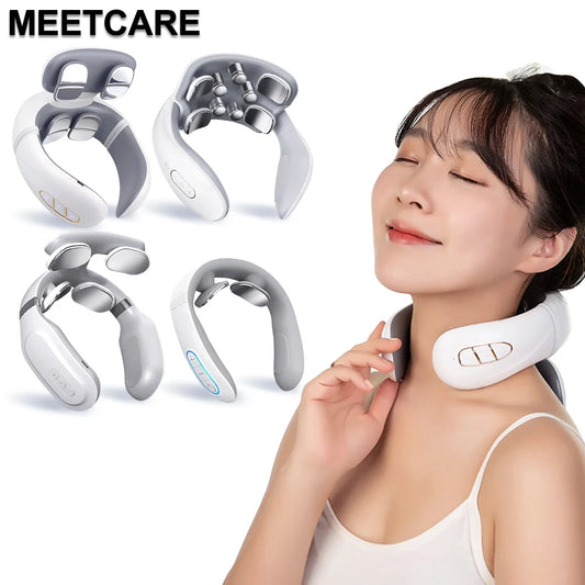 PulseRelief™ Smart Neck Massager – Deep Heat & EMS