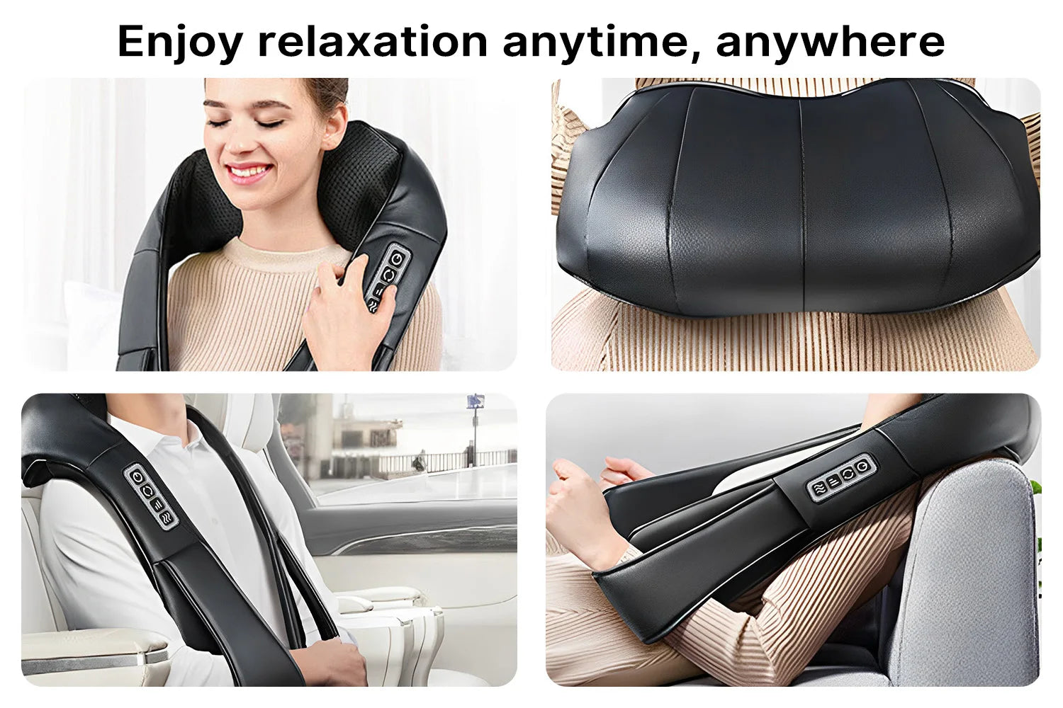 Multi-Function Deep Heat Shiatsu Massager