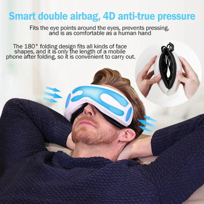 Smart Eye Massager with Heat & Music