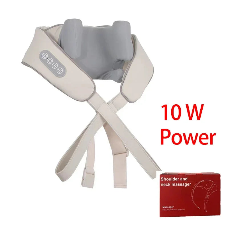 Shiatsu Neck & Shoulder Massager – Heated, Deep Kneading