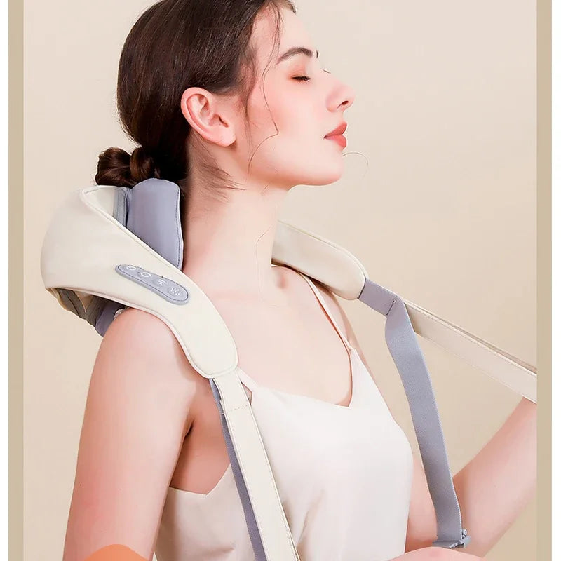 Shiatsu Neck & Shoulder Massager – Heated, Deep Kneading